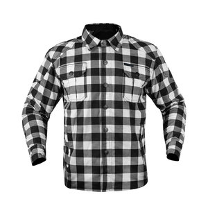 Camisa de Franela para Motocicleta de Alta Calidad con Cierre de Botones y Textura Suave para Actividades al Aire Libre - Product Image 1
