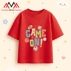 เสื้อยืดแขนสั้นผู้ชายพิมพ์ลายกราฟิกสีแดงลำลองผ้าฝ้ายสแปนเด็กซ์สไตล์สตรีทแวร์ชุดชายหาด - Product Image 6
