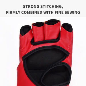 Custom Logo PU Material Non-Slip Adjustable Wrist <b>Strap</b> Fitness Gloves for Unisex Weightlifting Gym Sports - Product Image 6