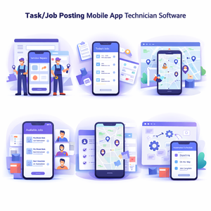 Plataforma Inteligente de Gestión de Técnicos y Publicación de Trabajos con Aplicación Móvil y Seguimiento de Trabajo en Tiempo Real - Product Image 3