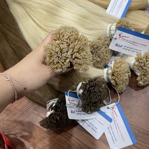 ผมต่อแบบเคราตินปลายแบน เกรดพรีเมียม แท้จากเส้นผมมนุษย์  ตรงธรรมชาติ สีสวยแบบเปียโน  พร้อมส่งจำนวนมาก - Product Image 5