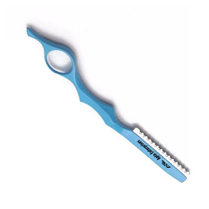 High Quality Professional Salon <b>Barber</b> Thinning Razor Stainless Steel Precision <b>Blade</b> Wood or Rubber Handle Durable Ergonomic - Product Image 4