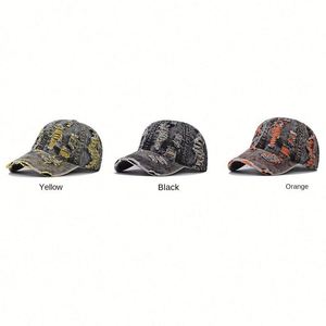Gorra de Béisbol de Mezclilla Desgastada con Agujeros Grandes para Hombre y Mujer, Nueva Llegada 2025 - Product Image 3