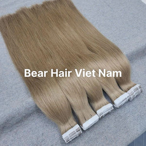 Extensiones de Cabello Humano Remy 100% al por Mayor, Ultrafinas, con Cinta Adhesiva Regular, Estilo Liso - Product Image 2