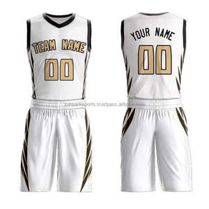Nouveauté Maillots de basket-ball pour hommes Ensembles uniformes Respirant Grande taille Adulte Personnalisé 100% polyester Anti-UV Séchage rapide Sport - Product Image 3
