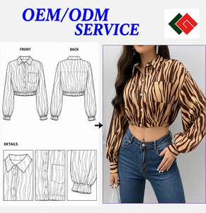 Camiseta Corta Informal de Manga Murciélago con Cuello en V para Mujer, 100% Algodón, Secado Rápido, Servicio OEM - Product Image 6