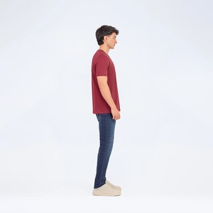 เสื้อยืดคอกลมแขนสั้นผ้าเจอร์ซีย์คอตตอน 100% สำหรับผู้ชาย บริการสั่งทำพิเศษ พิมพ์ลายดิจิทัลที่หน้า โลโก้ดีไซน์โอเวอร์ไซส์ ระบายอากาศได้ดี - Product Image 4