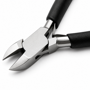 Black Handle Precision Side Cutter Pliers Flush <b>Wire</b> Cutting Tool Diagonal Snips Sharp Durable for <b>Craft</b> Repair Work - Product Image 2
