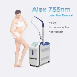 New Design Alexandrite Laser Non Contact Skin Laser 755nm Laser Machine Hair Remove 755 Alexandrite