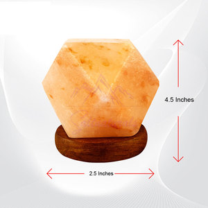 Lámpara de Sal del Himalaya de Primera Calidad, Lámpara de Sal del Himalaya con Brillo Natural, Lámpara de Sal del Himalaya Estilo Hogar - Product Image 3