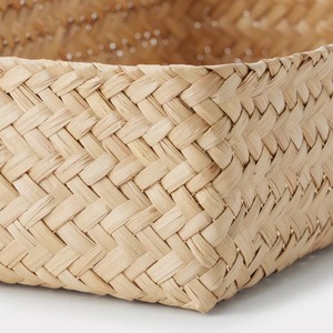 Seagrass Organizer Herringbone <b>Rectangular</b> <b>Basket</b> Handmade <b>Storage</b> <b>Basket</b> Wholesale eco-friendly Made in Viet Nam - Product Image 5