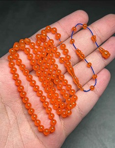 Tasbih Religioso Árabe de 45 Cuentas de 10 mm para Musulmanes, Hecho de Acrílico, Cuentas de Oración del Medio Oriente - Product Image 6