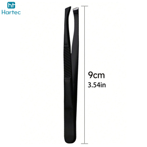 Pince à épiler pour sourcils de qualité supérieure, portable, précise, pour l'épilation, à pointe inclinée, en acier inoxydable - Product Image 3