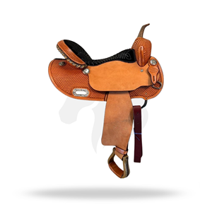 Selle de barrel racing, selle d'équitation, équipement équestre - Product Image 1