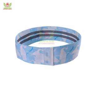 ชุดยางยืดออกกำลังกายสำหรับบริหารสะโพกผู้หญิง แบบวงกลม กว้าง กันลื่น สำหรับออกกำลังกายกล้ามเนื้อก้น ทำจากโพลีเอสเตอร์คุณภาพสูง - Product Image 3