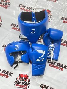 Set de Boxeo Blue Fly de Primera Calidad, Nuevo y en Oferta, con Cordones, para Muay Thai, en Todos los Colores, Equipo de Boxeo 100% Cuero Vacuno - Product Image 1
