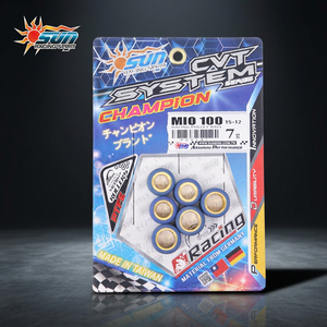 ชุดลูกกลิ้งน้ำหนักรอกปรับแต่ง7ก. 15x12สำหรับรถสกูตเตอร์100 Mio อัพเกรดเกียร์ - Product Image 1