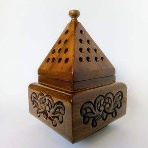 Quemador de Incienso Rústico de Sándalo Duradero para Mezclar Resina de Bakhoor, Estilo Artesanal Tradicional Espiritual para Decoración Natural del Hogar - Product Image 3