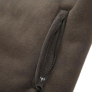 Veste polaire Polartec sur mesure OEM ODM, nouveau design, pour homme, col montant, vêtements de sport d'extérieur, fermeture éclair, doublure en coton, chaude, automne, Pakistan - Product Image 5