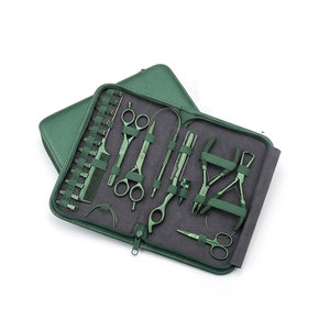 Professional Hair Extension Tool Kit Stainless Steel Pliers Hook <b>Needle</b> Loop Tool <b>Beads</b> Thread Clips Complete Salon Hair - Product Image 1
