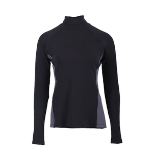 Chemise de concours équestre pour femmes, tissu extensible 4 directions en spandex/coton, séchage rapide, respirant, motif uni, tissu tissé 240g, pour l'équitation - Product Image 3