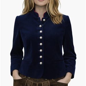 Women Bavarian Trachten Jacket Traditional German Oktoberfest Alpine Coat OEM ODM Wholesale - Product Image 1