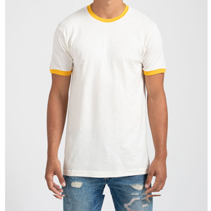 Latest Trending Custom Plain Peruvian Pima 100% Cotton T <b>Shirt</b> Sold Two-tone Color Slim Fit T <b>Shirt</b> Short <b>Shirts</b> for Men - Product Image 4