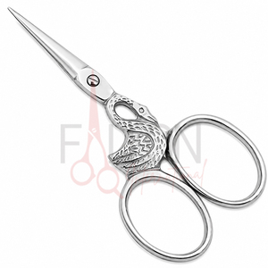Ciseaux de broderie vintage en acier inoxydable de qualité supérieure, à pointe fine, pour la coupe de cheveux, OEM ODM - Product Image 2
