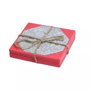 Kitchen Accessories Wooden Printed Design <b>Table</b> Decorative Square Tea Coaster Unique Design Tea Serving Platter <b>Mats</b> Pads - Product Image 6