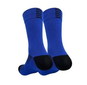 <b>Men's</b> <b>Compression</b> <b>Socks</b> Solid Knitted Breathable Sports Summer Athletic Cuff Spandex Material - Product Image 6