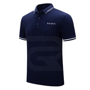 Polo de golf personnalisé de haute qualité pour hommes 100% coton séchage rapide léger avec des logos à motifs imprimés fabriqué au Pakistan Fitness - Product Image 1