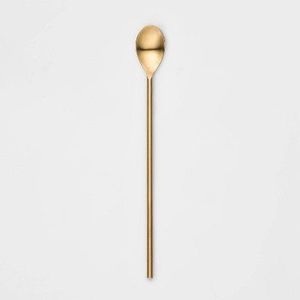 Agitateur à cocktail en métal durable, cuillère à mélanger les boissons en acier inoxydable à long manche, équipement professionnel de barman pour restaurants - Product Image 3