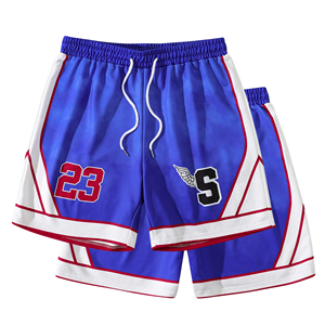 Shorts de basket-ball personnalisés pour équipes professionnelles – Vente en gros, respirants, vierges, pour entraînement de club, impression DIY - Product Image 1