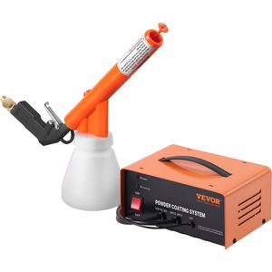 Kit sistema di rivestimento in polvere con uscita elettrostatica da 50KV per la casa fai da te per il rivestimento in metallo - Product Image 1