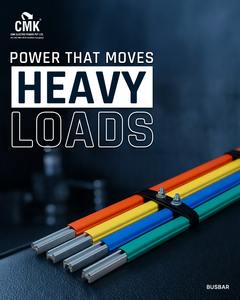 Barra colectora CMK 1000A/1200A de aluminio con tira de acero inoxidable para grúa, barra colectora DSL para EOT, conductor de 4.5M, 240V 50Hz, riel de alimentación de alta temperatura 85C, fabricado en India - Product Image 5