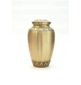 Urnas metálicas elegantes para cenizas funerarias humanas que brindan consuelo mediante una artesanía de calidad y un estilo atemporal. - Product Image 1