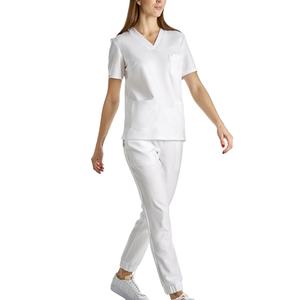 Uniformes Médicos de Secado Rápido para Enfermeras, Uniformes de Enfermería Nuevos Hechos de Lona para Doctores, Venta al Por Mayor de Fábrica - Product Image 1