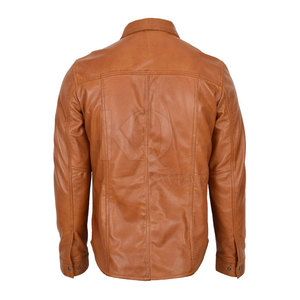 Camisas de Cuero con Tela Suave para Hombre, Ajuste Cómodo, Material Ligero de Primera Calidad, Perfectas para la Oficina y Uso Casual - Product Image 2