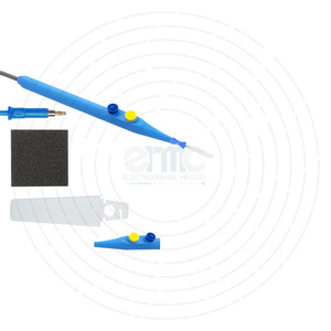 Crayon électrochirurgical jetable à usage unique avec nettoyeur de pointe et étui pour hôpitaux, alimentation électrique, matériau plastique - Product Image 4