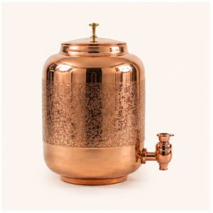 Oferta Especial: Jarra de Agua Personalizada con Grifo Antiderrames, Jarra de Agua Tradicional Ayurvédica de Cobre para Reforzar la Inmunidad y el Bienestar - Product Image 4