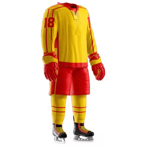 Plus Size Customized Manufactured Ice Hockey Pant For Ice Hockey Uniform Customized Unique Hockey Jersey Uniform - Product Image 5