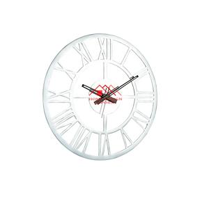 Décoration de salon vente chaude en aluminium forme ronde horloge murale pour décor de bureau en aluminium numéro romain horloge murale - Product Image 1