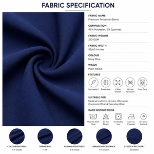 Hot <b>Sale</b> Modern Medical Scrub Suit Women Healthcare Uniform Nursing Workwear Hospital Clothing With Matching Pants - Product Image 6