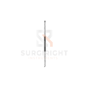 Cuchara para Oídos con Gancho de 12 cm, Herramienta de Acero Inoxidable para Eliminar la Cera del Oído, Limpieza Profunda del Oído, Extracción Precisa de Cera por SurgiRight - Product Image 1