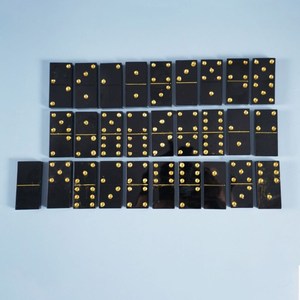 Manufacture Custom Mini High Quality Double Six <b>Dominoes</b> Game Gift with Custom Color Box Eco-friendly Resin <b>Domino</b> <b>Set</b> - Product Image 5