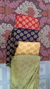 Luxury Vintage Brocade Jacquard Silk Fabric Eco-Friendly Stain Repellent Wrinkle Resistant Fashion Garment Upholstery <b>Curtain</b> - Product Image 3