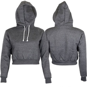 New Design Custom Logo Winter Hoodies for Ladies Latest Loose Sleeve <b>Hoodie</b> Fashionable Women's Hoodies Crop Tops - Product Image 5
