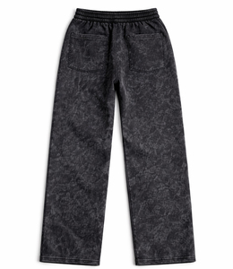Customized Trending Streetwear Heavyweight Jogger <b>Baggy</b> Sun Faded Cotton Fleece Distressed Acid Wash Sweatpants <b>Men's</b> <b>Trousers</b> - Product Image 1
