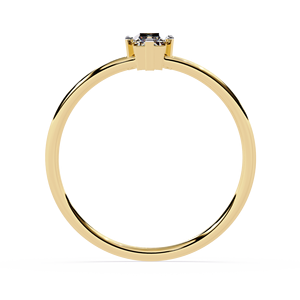Bagues en diamant naturel, coupe émeraude unique, diamant serti, bague de fiançailles et de mariage vintage, certifiée IGI, bagues de luxe - Product Image 4