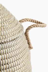 <b>Storage</b> <b>Basket</b> with Lid Handmade <b>Storage</b> <b>Basket</b> Wholesale eco-friendly Made in Vietnam - Product Image 5